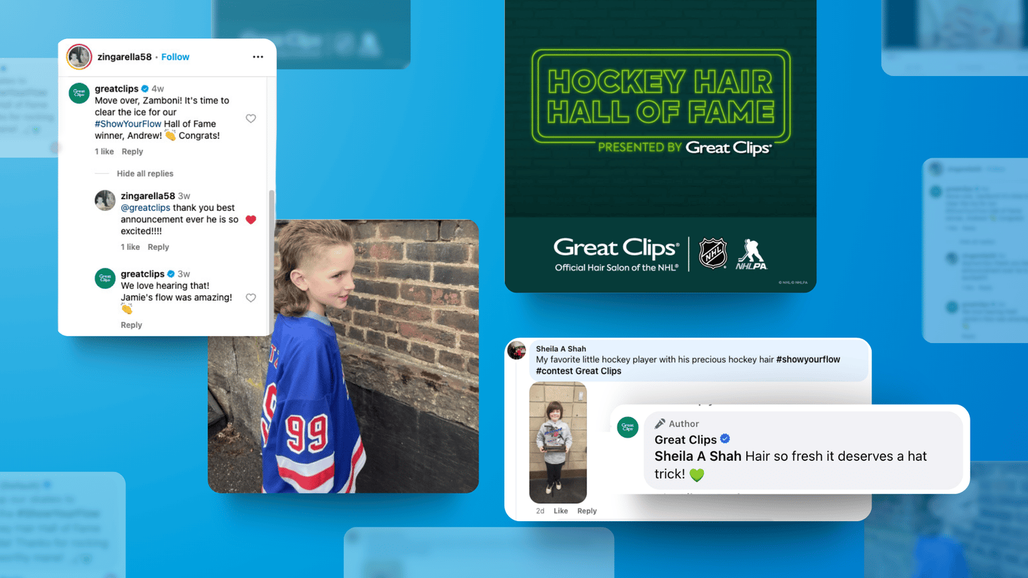 TruePoint+Communications+Great+Clips+Social+Media+Engagement+Social+Listening+Mockup+Instagram+#ShowYourFlow+Campaign